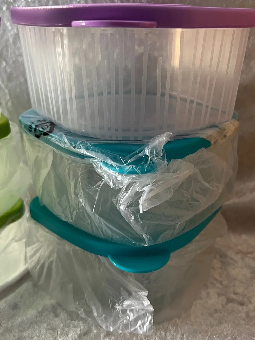 Tupperware set clear